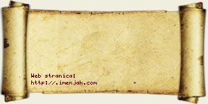 Jasmina Panjković vizit kartica